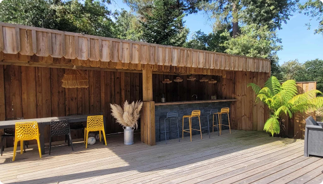 Cuisine extérieur bois