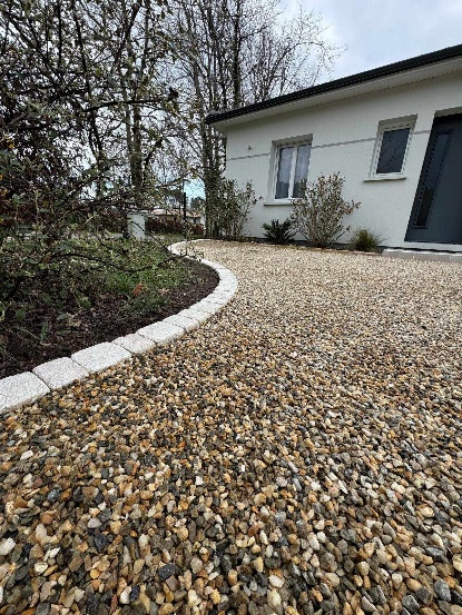 Aménagement d&rsquo;une allée à Arsac